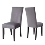 6pc Napoli 64" Marble Top Dining Set Gray - Steve Silver Co.