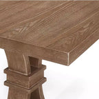 Set da pranzo espandibile Maria 7 pezzi in legno e canna stile French Country naturale/beige - Christopher Knight Home