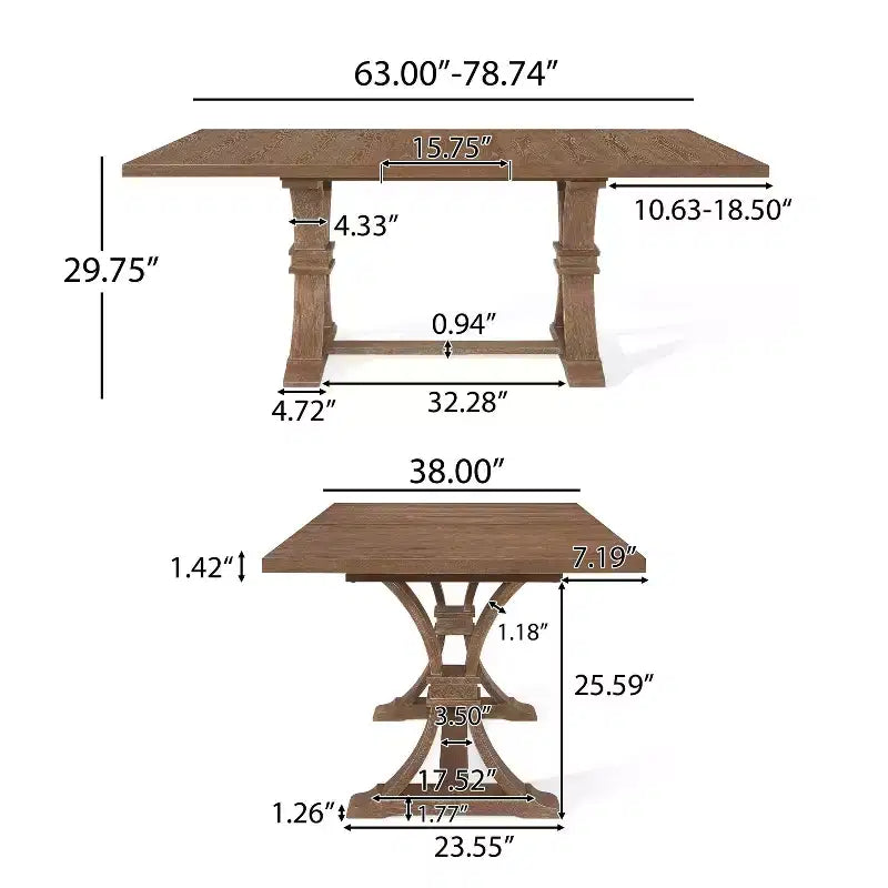 Set da pranzo espandibile Maria 7 pezzi in legno e canna stile French Country naturale/beige - Christopher Knight Home