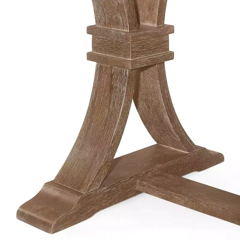 Set da pranzo espandibile Maria 7 pezzi in legno e canna stile French Country naturale/beige - Christopher Knight Home