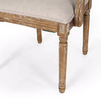 Set da pranzo espandibile Maria 7 pezzi in legno e canna stile French Country naturale/beige - Christopher Knight Home