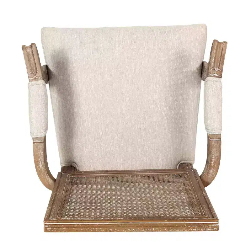 Set da pranzo espandibile Maria 7 pezzi in legno e canna stile French Country naturale/beige - Christopher Knight Home
