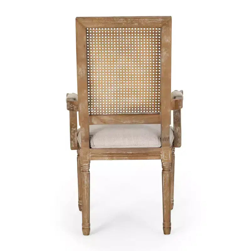 Set da pranzo espandibile Maria 7 pezzi in legno e canna stile French Country naturale/beige - Christopher Knight Home