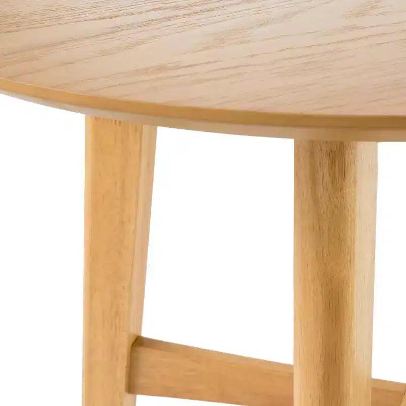 Tenley Pub Round Bar Height Table Oak - Christopher Knight Home