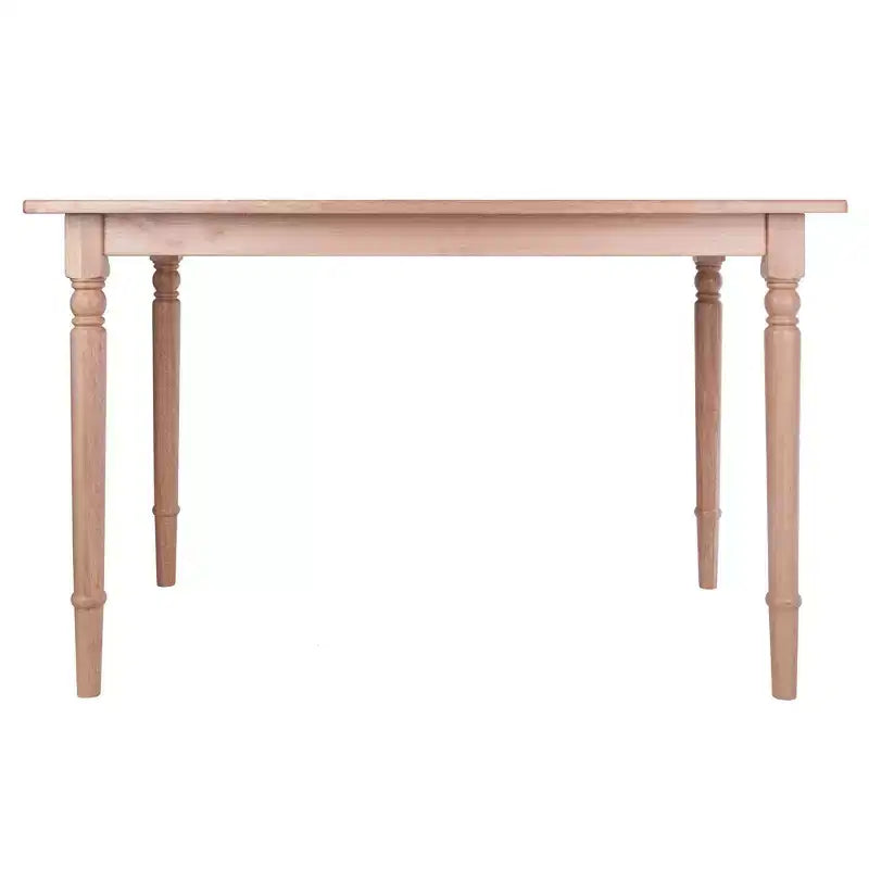 3pc Ravenna Dining Table Set Natural - Winsome: Solid Wood, Seats up to 4, Windsor Chairs