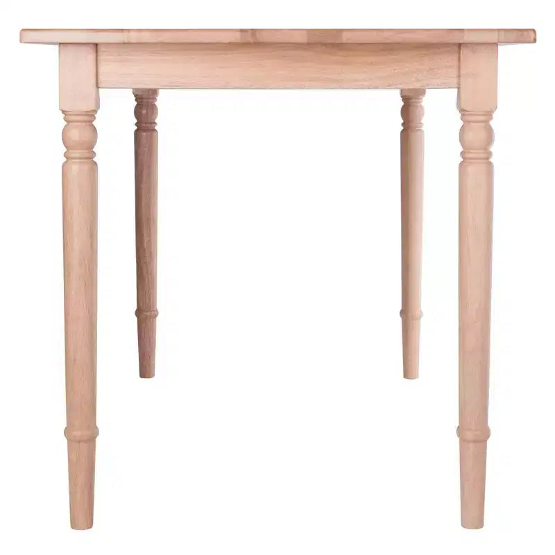 3pc Ravenna Dining Table Set Natural - Winsome: Solid Wood, Seats up to 4, Windsor Chairs