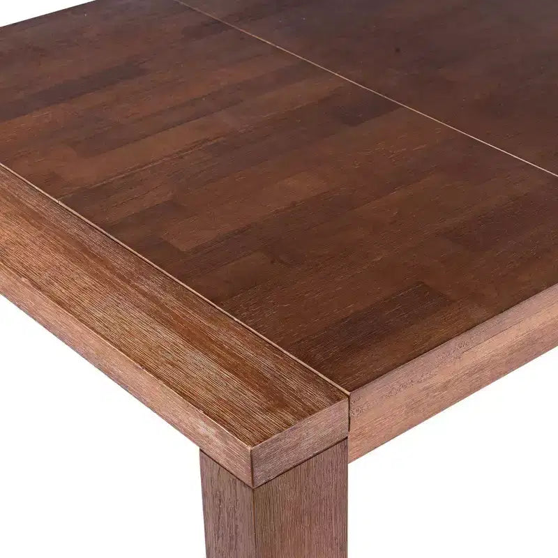 89" Rasmus Extendable Dining Table Chestnut - Boraam: Solid Acacia, Seats 8, Farmhouse Style