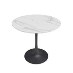 Set da Pranzo 3 pezzi Kurv Marmo Finto Bianco/Nero - Jamesdar