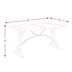 Keaton Folding Top Dining Table Beach - Picket House Furnishings