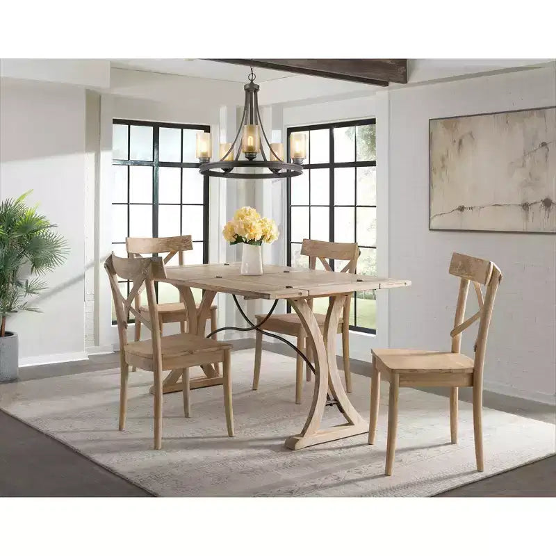 Keaton Folding Top Dining Table Beach - Picket House Furnishings