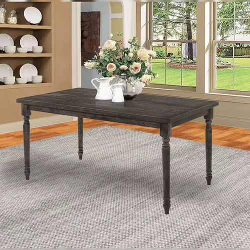 Tavolo da pranzo Claudia Li da 60" grigio invecchiato - Acme Furniture