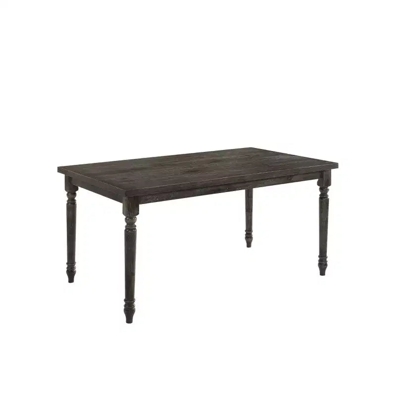 60" Claudia Li Dining Table Weathered Gray - Acme Furniture