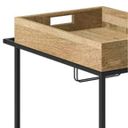 Trellis Bar Cart Natural - WyndenHall