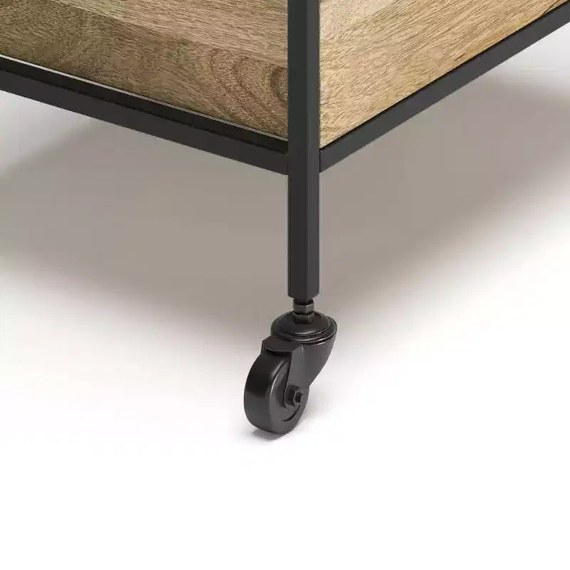 Trellis Bar Cart Natural - WyndenHall