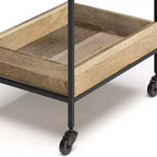 Trellis Bar Cart Natural - WyndenHall