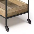 Trellis Bar Cart Natural - WyndenHall