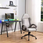 Sedia da gioco girevole grigia - Room Essentials™: sedia da scrivania imbottita, regolabile, con braccioli fissi