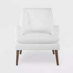 Poltrona lounge imbottita Leisure bianca - Modway: Mid-Century Modern, d'accento per camera da letto, in schiuma ad alta densità