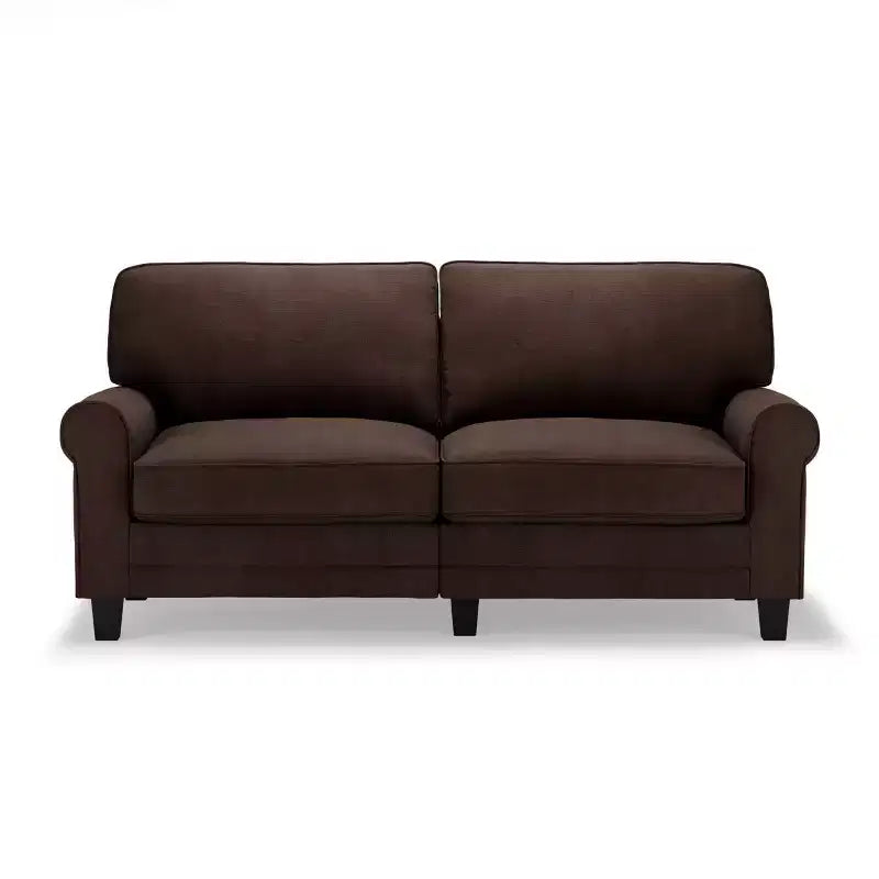 73" RTA Copenhagen Collection Sofa Rye Brown - Serta
