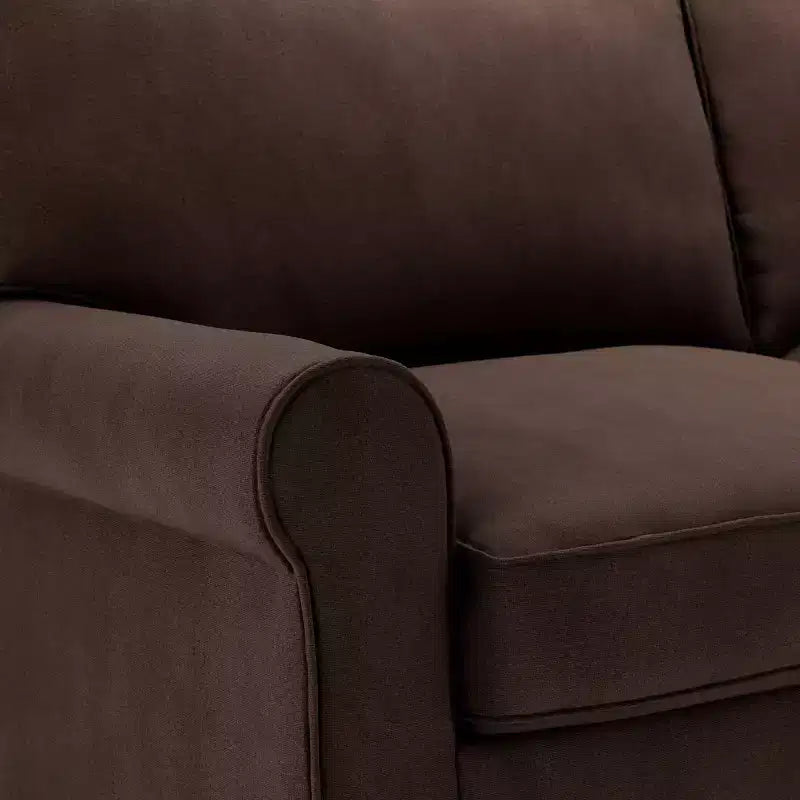 73" RTA Copenhagen Collection Sofa Rye Brown - Serta