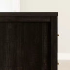 Gravity 2 Drawer Nightstand Rubbed Black - South Shore