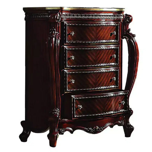Cassettiera Picardy 46" Quercia Miele - Acme Furniture: Stile Vintage, 5 Cassetti Rivestiti in Feltro, Stile Europeo