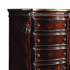 46" Picardy Chest Honey Oak - Acme Furniture: Vintage Style, 5 Felt Lined Drawers, European Influence