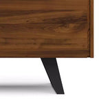 Mitchell TV Stand: Sturdy Metal Legs, Media Storage, Cord Management - WyndenHall