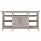 Key West Tall TV Stand for TVs up to 70" Washed Gray - Bush Furniture