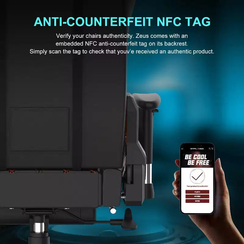 Sedia da gaming GTPLAYER con altoparlanti Bluetooth e poggiapiedi, sedia da ufficio con schienale alto, rossa