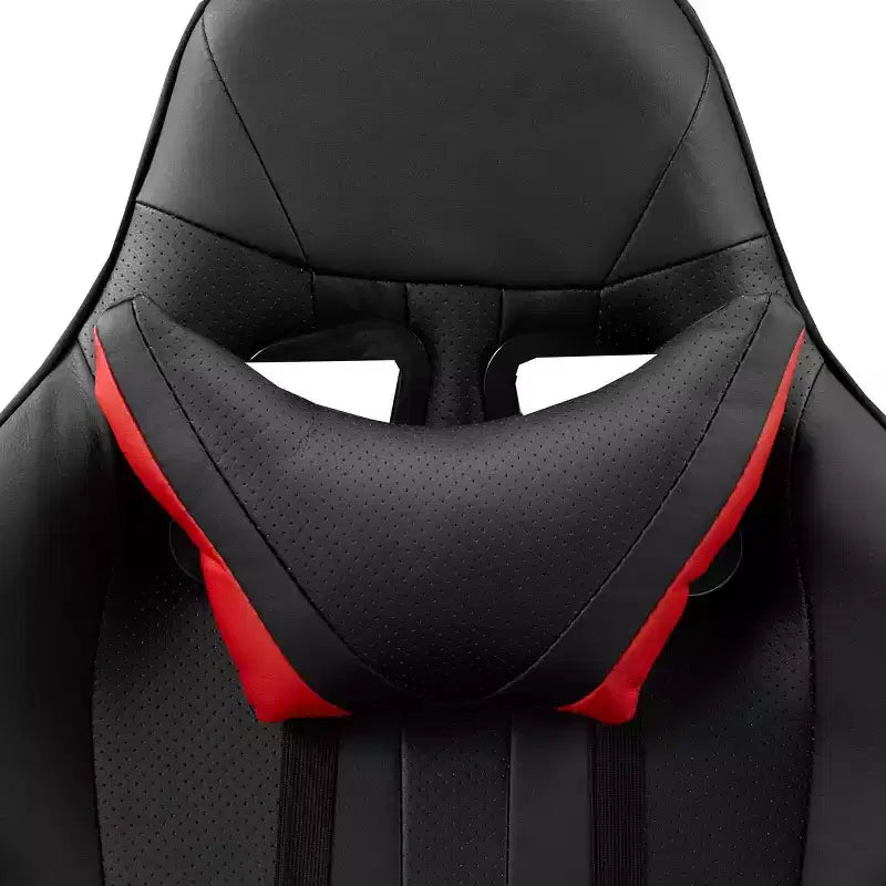 Brassex 52" Lucas Gaming Chair Black/Red