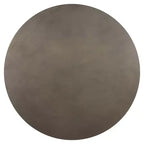 Manchester Modern Concrete and Acacia Round Coffee Table Gray - Armen Living
