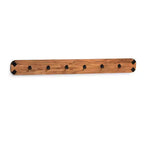 48" Ryegate Live Edge Wood Bench with Coat Hooks Set - Alaterre Furniture: Industrial Metal Frame, 2-Piece Entryway