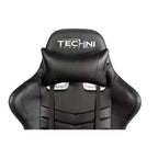 Ts-5100 Sedia da gioco ergonomica stile racer con schienale alto - Techni Sport: Girevole, regolabile