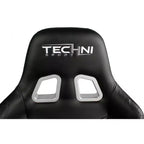 Ts-5100 Sedia da gioco ergonomica stile racer con schienale alto - Techni Sport: Girevole, regolabile