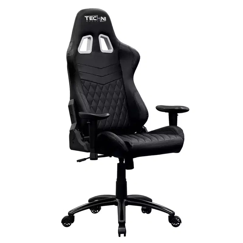Ts-5100 Sedia da gioco ergonomica stile racer con schienale alto - Techni Sport: Girevole, regolabile