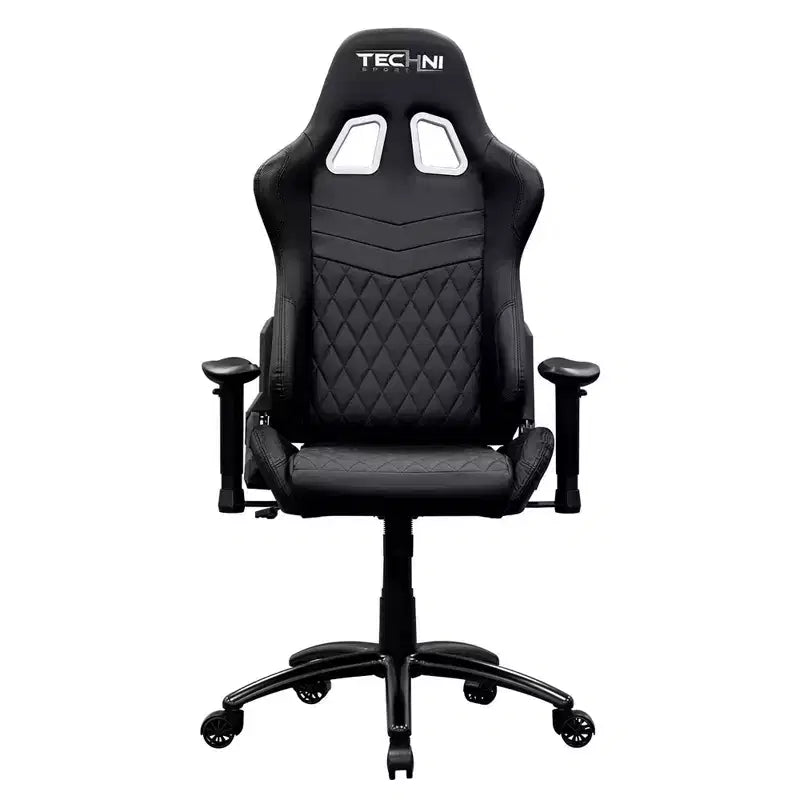Ts-5100 Sedia da gioco ergonomica stile racer con schienale alto - Techni Sport: Girevole, regolabile