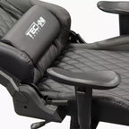 Ts-5100 Sedia da gioco ergonomica stile racer con schienale alto - Techni Sport: Girevole, regolabile