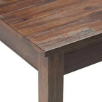 Scrivania Garret da 60" marrone anticato - WyndenHall: acacia massiccia, presa USB, vano con ripiani