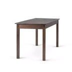 Scrivania Garret da 60" marrone anticato - WyndenHall: acacia massiccia, presa USB, vano con ripiani