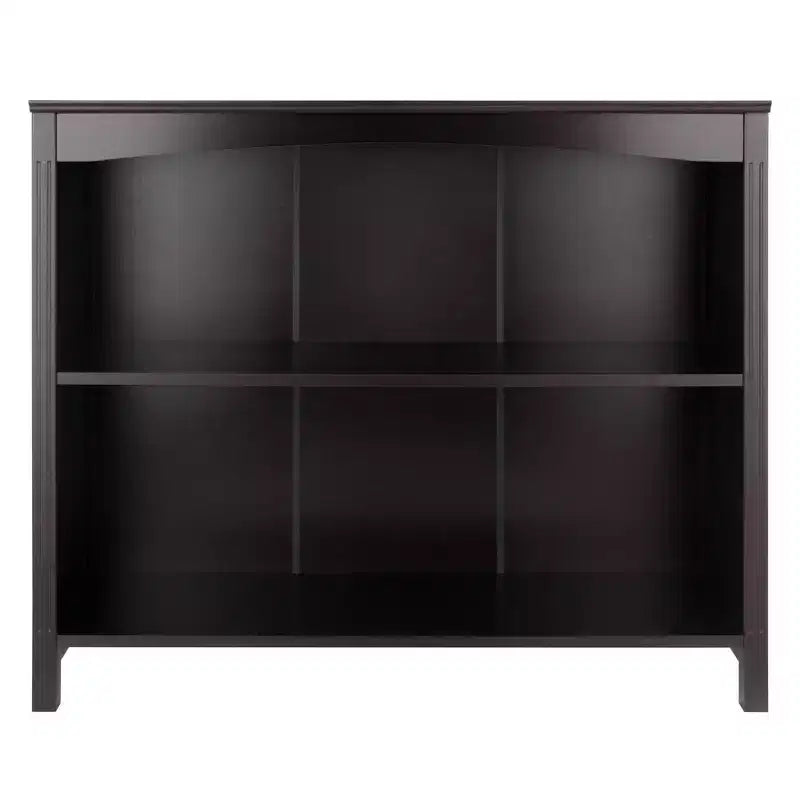 30" 4pc Terrace Storage Shelf with 3 Small Baskets Espresso/Chocolate - Winsome: Home Office Display