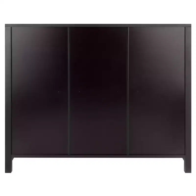30" 4pc Terrace Storage Shelf with 3 Small Baskets Espresso/Chocolate - Winsome: Home Office Display