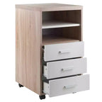 Winsome Kenner Mobile 3 Drawer Storage Cabinet Wood : Ufficio a casa, rotelle bloccabili, legno composito