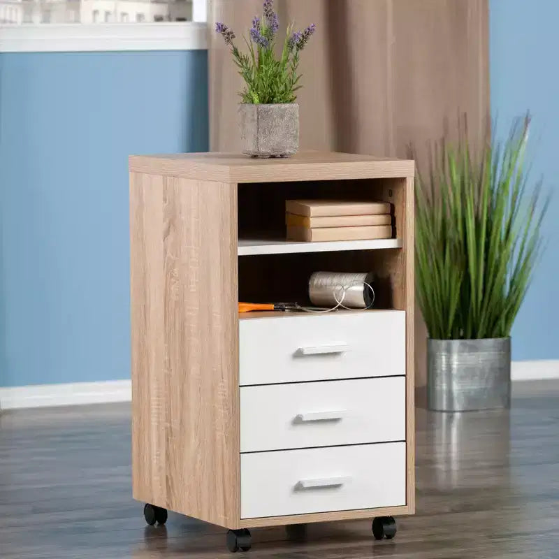 Winsome Kenner Mobile 3 Drawer Storage Cabinet Wood : Ufficio a casa, rotelle bloccabili, legno composito