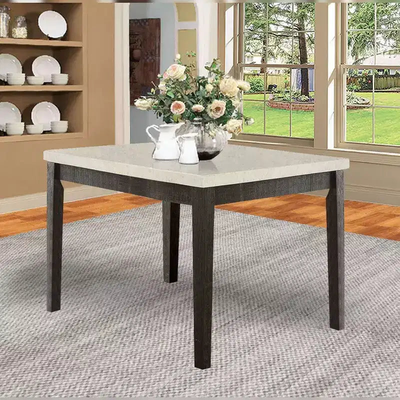 Tavolino Nolan 54" Marmo Bianco/Rovere Scuro Salvage - Acme Furniture