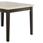 Tavolino Nolan 54" Marmo Bianco/Rovere Scuro Salvage - Acme Furniture