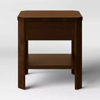 Laguna Nigel Fluted Side Table Brown - Threshold™ designed with Studio McGee