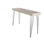 Consolle Rettangolare Moderna in Legno Marrone - Olivia & May