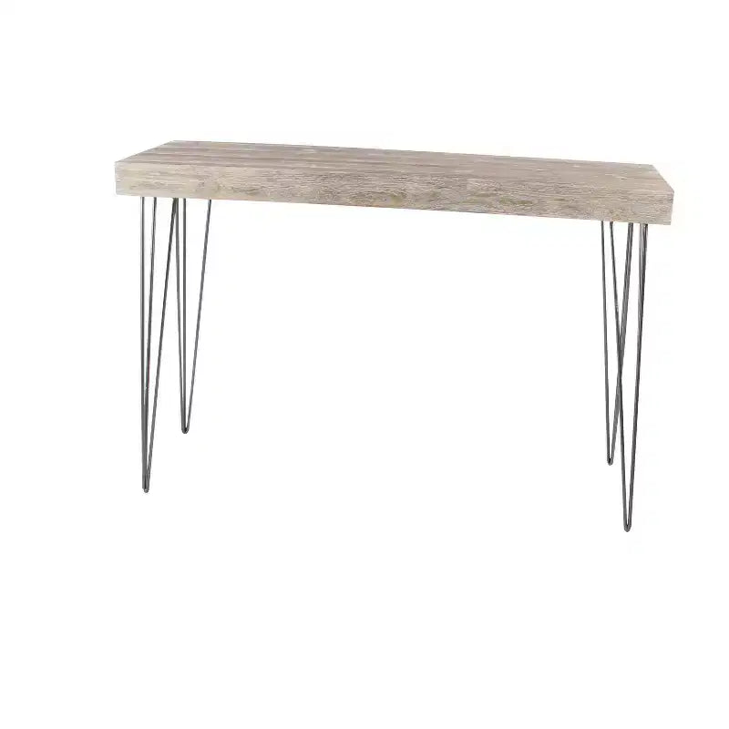 Consolle Rettangolare Moderna in Legno Marrone - Olivia & May