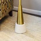 Tavolino accentato Carolina Living Barclay Small Drink, dorato